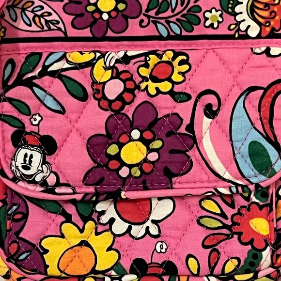 Vera Bradley Disney Just Mousing Around Mickey Crossbody Mini Hipster Purse Bag - Picture 2 of 9